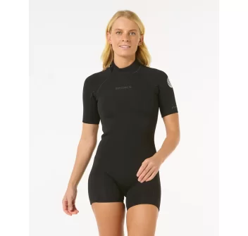 RIP CURL DAWN PATROL ECO 2/2 MUTA PRIMAVERILE BACKZIP BLACK