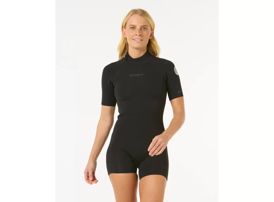 RIP CURL DAWN PATROL ECO 2/2 MUTA PRIMAVERILE BACKZIP BLACK