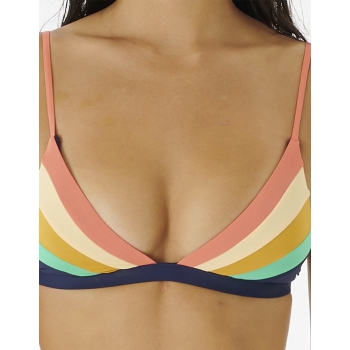 RIP CURL DEAY BREAK TOP BIKINI MULTI FIXED NAVY
