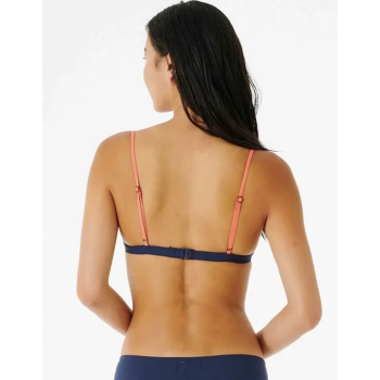 RIP CURL DEAY BREAK TOP BIKINI MULTI FIXED NAVY