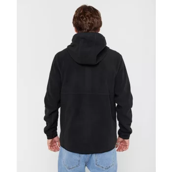 RIP CURL DEPARTED FELPA CON ZIP IN PILE BLACK