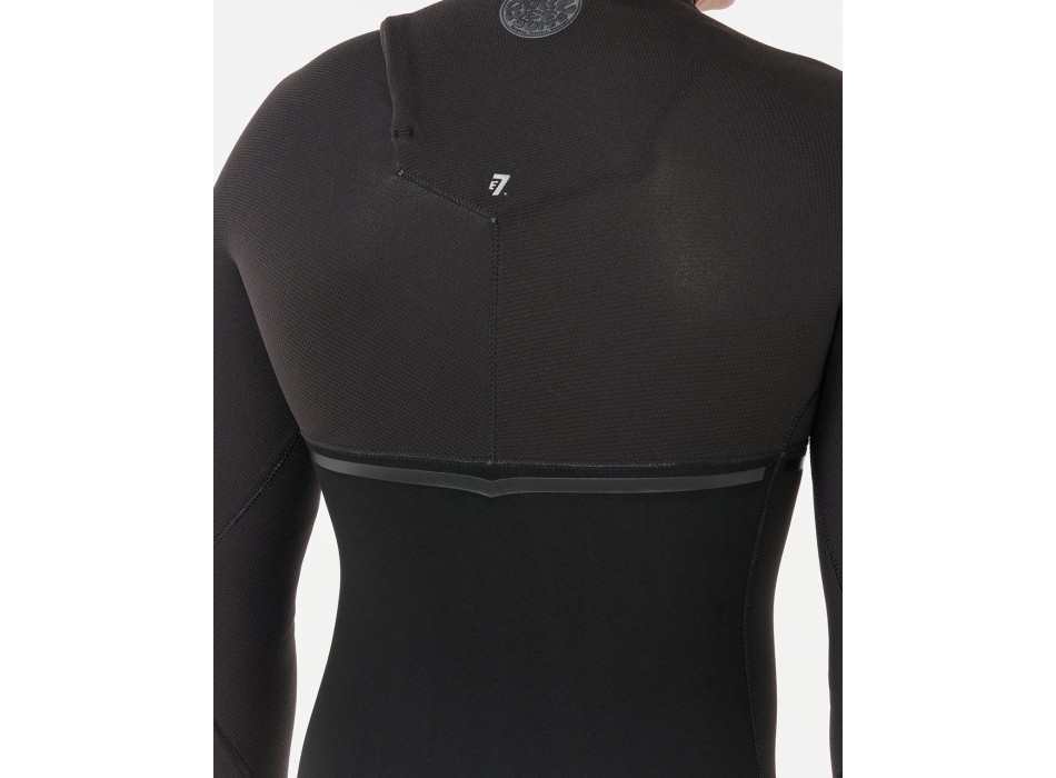 RIP CURL E-BOMB 4/3 MUTA INVERNALE CHEST ZIP BLACK