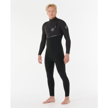 RIP CURL E-BOMB 4/3 MUTA INVERNALE CHEST ZIP BLACK