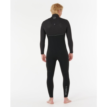 RIP CURL E-BOMB 4/3 MUTA INVERNALE CHEST ZIP BLACK