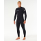 RIP CURL TRAD 5/4 MUTA INVERNALE BACK ZIP BLACK