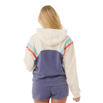 RIP CURL FELPA CON CAPPUCCIO SURF REVIVAL HOOD BLUE