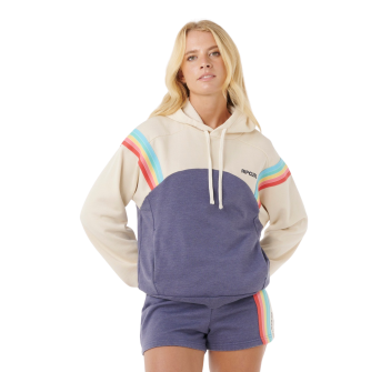 RIP CURL FELPA CON CAPPUCCIO SURF REVIVAL HOOD BLUE