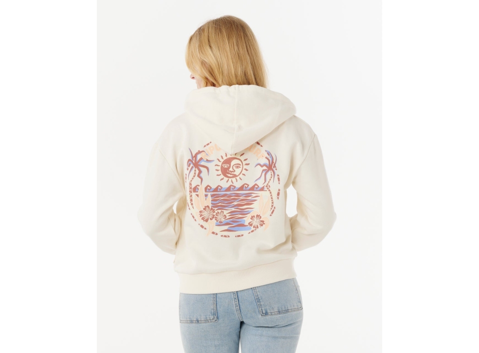 RIP CURL FELPA ESTIVA CON ZIP SUMMER HOOD BONE