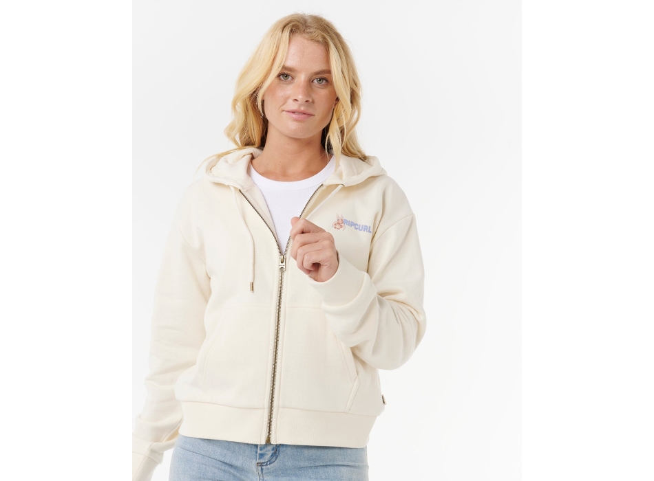 RIP CURL FELPA ESTIVA CON ZIP SUMMER HOOD BONE