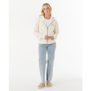 RIP CURL FELPA ESTIVA CON ZIP SUMMER HOOD BONE