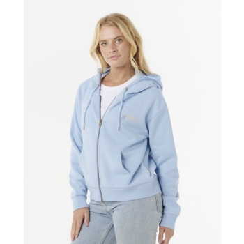 RIP CURL FELPA ESTIVA CON ZIP SUMMER HOOD MID BLUE
