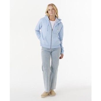 RIP CURL FELPA ESTIVA CON ZIP SUMMER HOOD MID BLUE