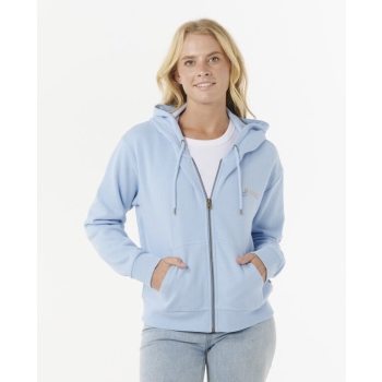 RIP CURL FELPA ESTIVA CON ZIP SUMMER HOOD MID BLUE