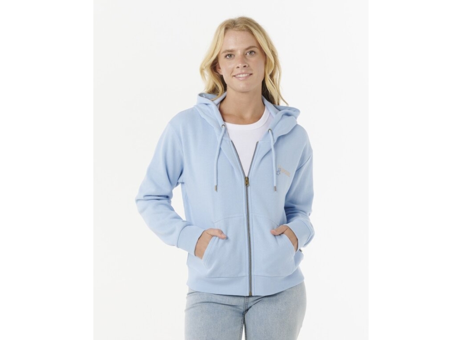 RIP CURL FELPA ESTIVA CON ZIP SUMMER HOOD MID BLUE