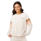 RIP CURL FELPA GIROCOLLO HIGH TIDE SURF RAGLAN OATMEAL MARLE