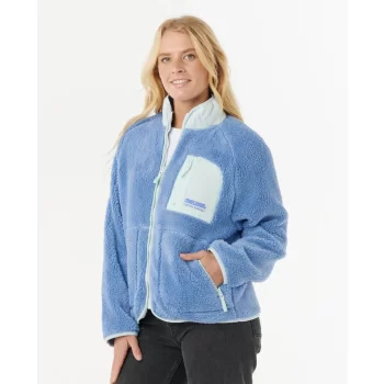 RIP CURL FELPA IN PILE SHORE BREAK DONNA BLUE