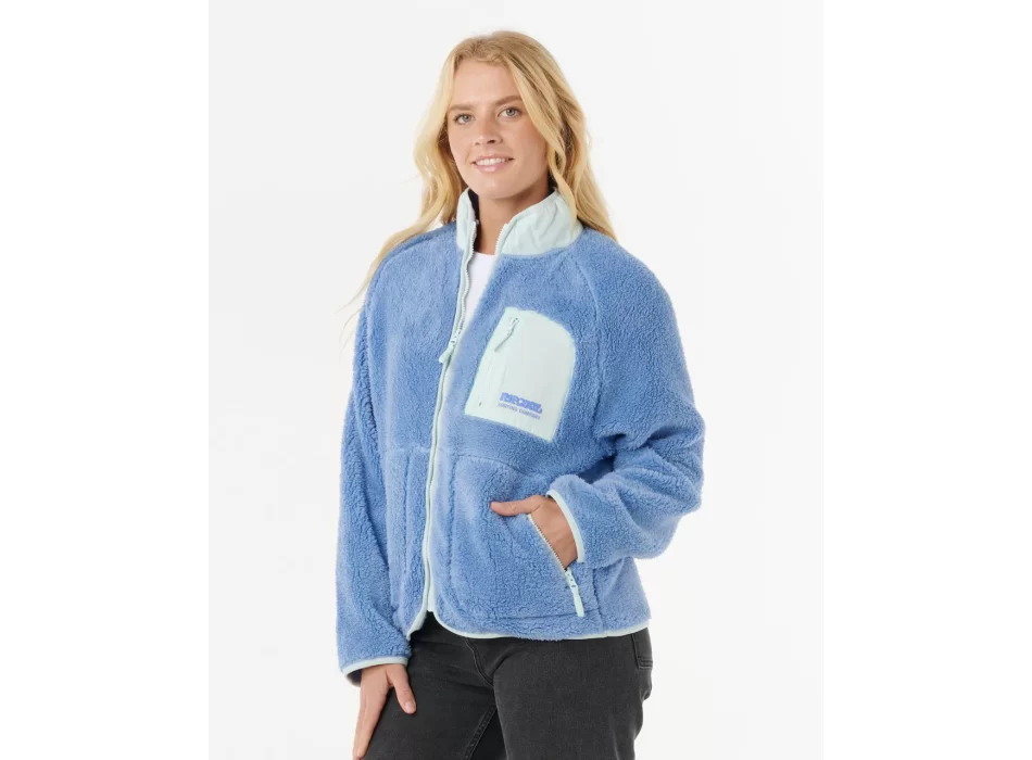 RIP CURL FELPA IN PILE SHORE BREAK DONNA BLUE