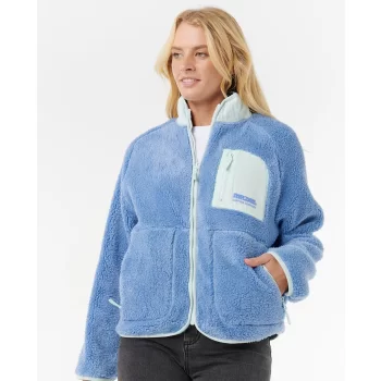 RIP CURL FELPA IN PILE SHORE BREAK DONNA BLUE
