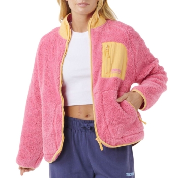 RIP CURL FELPA IN PILE SHORE BREAK DONNA PINK