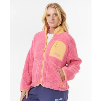 RIP CURL FELPA IN PILE SHORE BREAK DONNA PINK