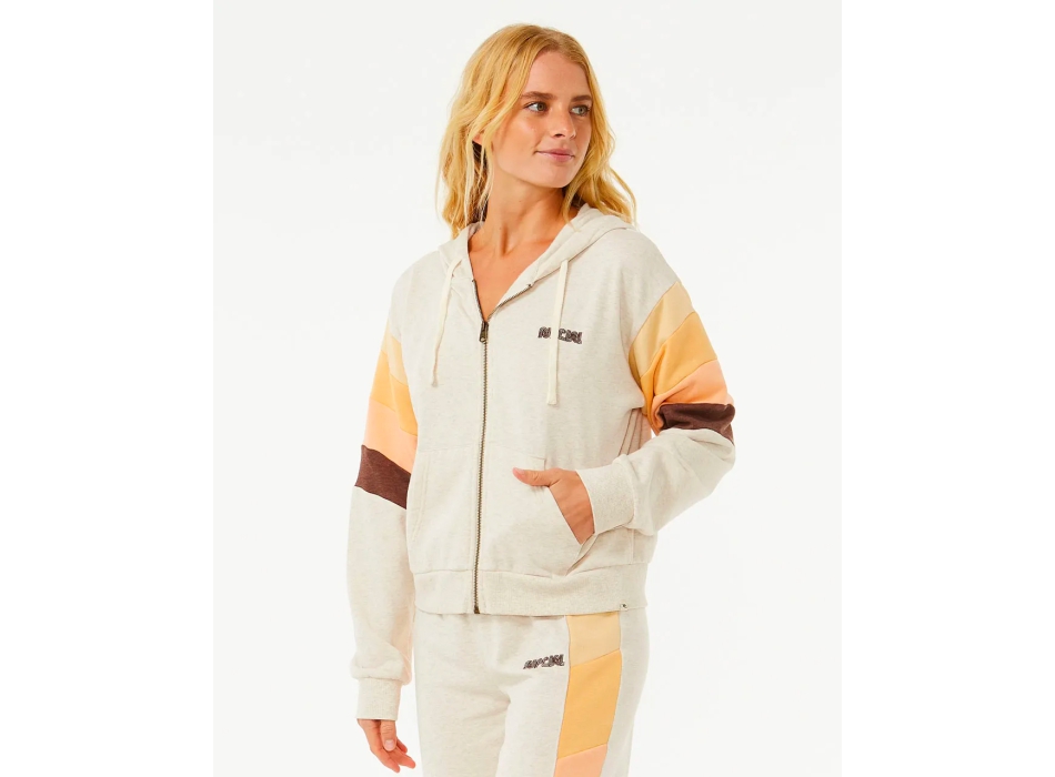 RIP CURL FELPA ZIP CON CAPPUCCIO SURF REVIVAL