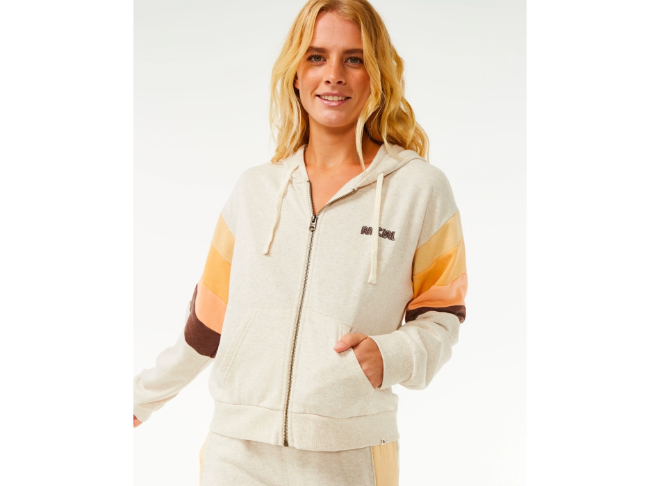 RIP CURL FELPA ZIP CON CAPPUCCIO SURF REVIVAL