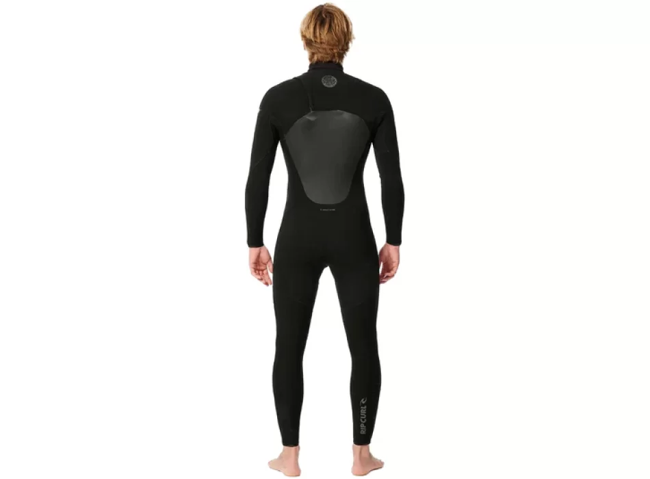 RIP CURL FLASHBOMB 3/2 MUTA INVERNALE FRONT ZIP BLACK