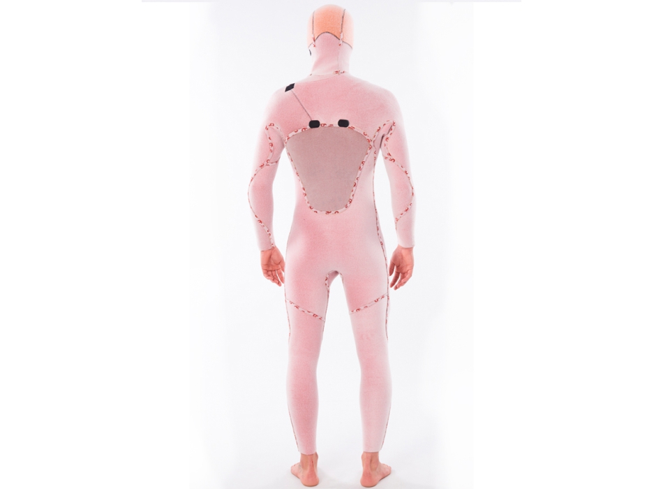 RIP CURL FLASHBOMB 5/4 MUTA INVERNALE CON CAPPUCCIO FRONT ZIP