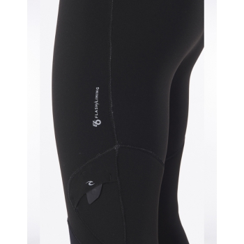 RIP CURL FLASHBOMB 6/4 MUTA INVERNALE CON CAPPUCCIO FRONT ZIP