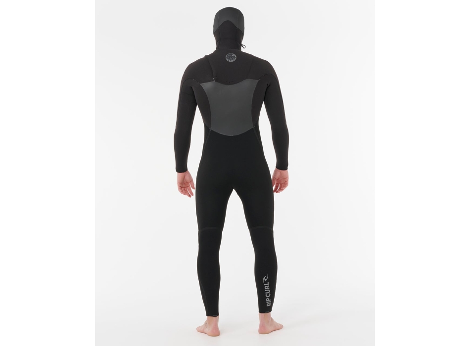 RIP CURL FLASHBOMB 6/4 MUTA INVERNALE CON CAPPUCCIO FRONT ZIP