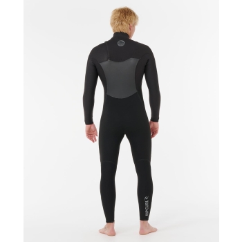 RIP CURL FLASHBOMB 6/4 MUTA INVERNALE CON CAPPUCCIO FRONT ZIP