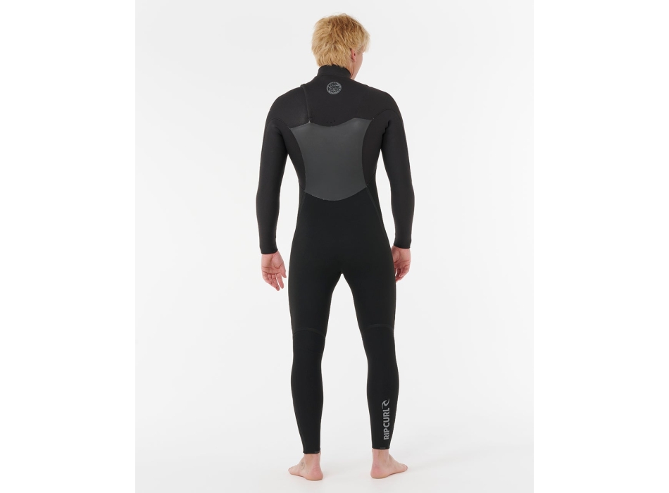 RIP CURL FLASHBOMB 6/4 MUTA INVERNALE CON CAPPUCCIO FRONT ZIP