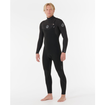 RIP CURL FLASHBOMB 6/4 MUTA INVERNALE CON CAPPUCCIO FRONT ZIP