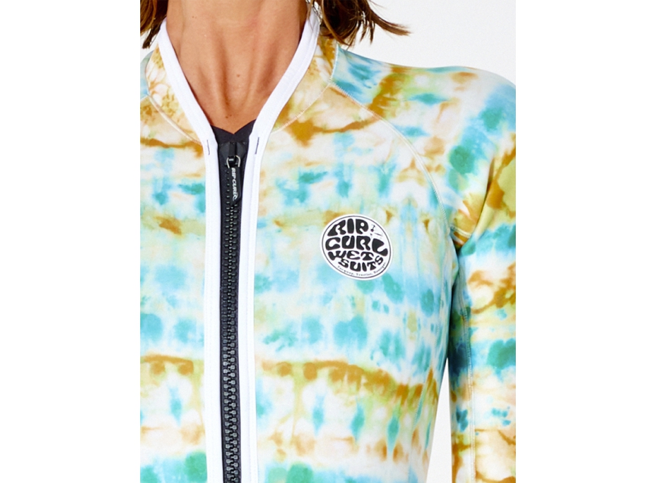 RIP CURL G BOMB MUTA PRIMAVERILE MANICHE LUNGHE FRON ZIP