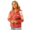 RIP CURL GALICIA FELPA CON ZIP E CAPPUCCIO DONNA RUST