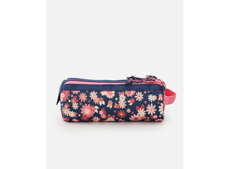 RIP CURL GLOBAL PENCIL CASE ASTUCCIO 2 SCOMPARTI WHITE