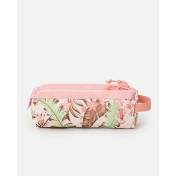 RIP CURL GLOBAL PENCIL CASE ASTUCCIO DOPPIO BONE