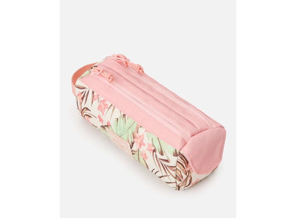 RIP CURL GLOBAL PENCIL CASE ASTUCCIO DOPPIO BONE