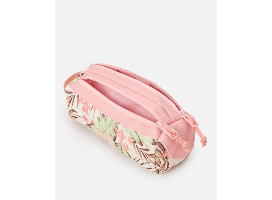 RIP CURL GLOBAL PENCIL CASE ASTUCCIO DOPPIO BONE