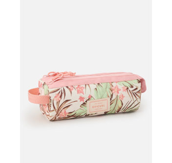 RIP CURL GLOBAL PENCIL CASE ASTUCCIO DOPPIO BONE