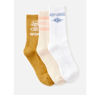 RIP CURL ICONS OF SURF 3 PACK CALZINI
