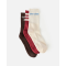 RIP CURL ICONS OF SURF CALZE DONNA 3 PACK CALZINI MAROON