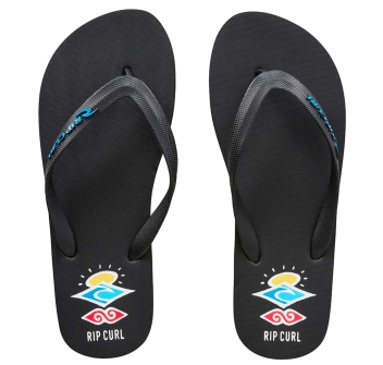 RIP CURL ICONS OF SURF BLOOM INFRADITO BLACK BLUE