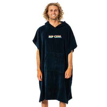 RIP CURL ICONS PONCHO IN SPUGNA NAVY