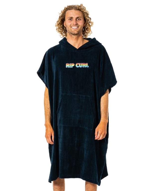 RIP CURL ICONS PONCHO IN SPUGNA NAVY