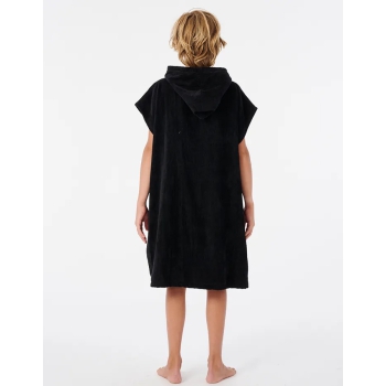 RIP CURL ICONS PONCHO PER RAGAZZI 8-16 ANNI BLACK