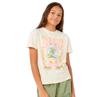 RIP CURL ISLAND BLISS ART T-SHIRT RAGAZZA