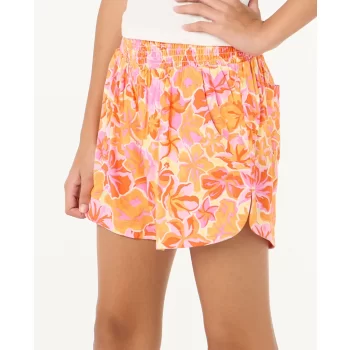 RIP CURL ISLAND BLISS SHORT PANTALONCINI RAGAZZA MULTI