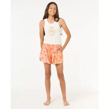 RIP CURL ISLAND BLISS SHORT PANTALONCINI RAGAZZA MULTI