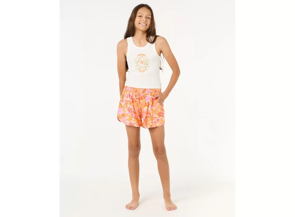 RIP CURL ISLAND BLISS SHORT PANTALONCINI RAGAZZA MULTI